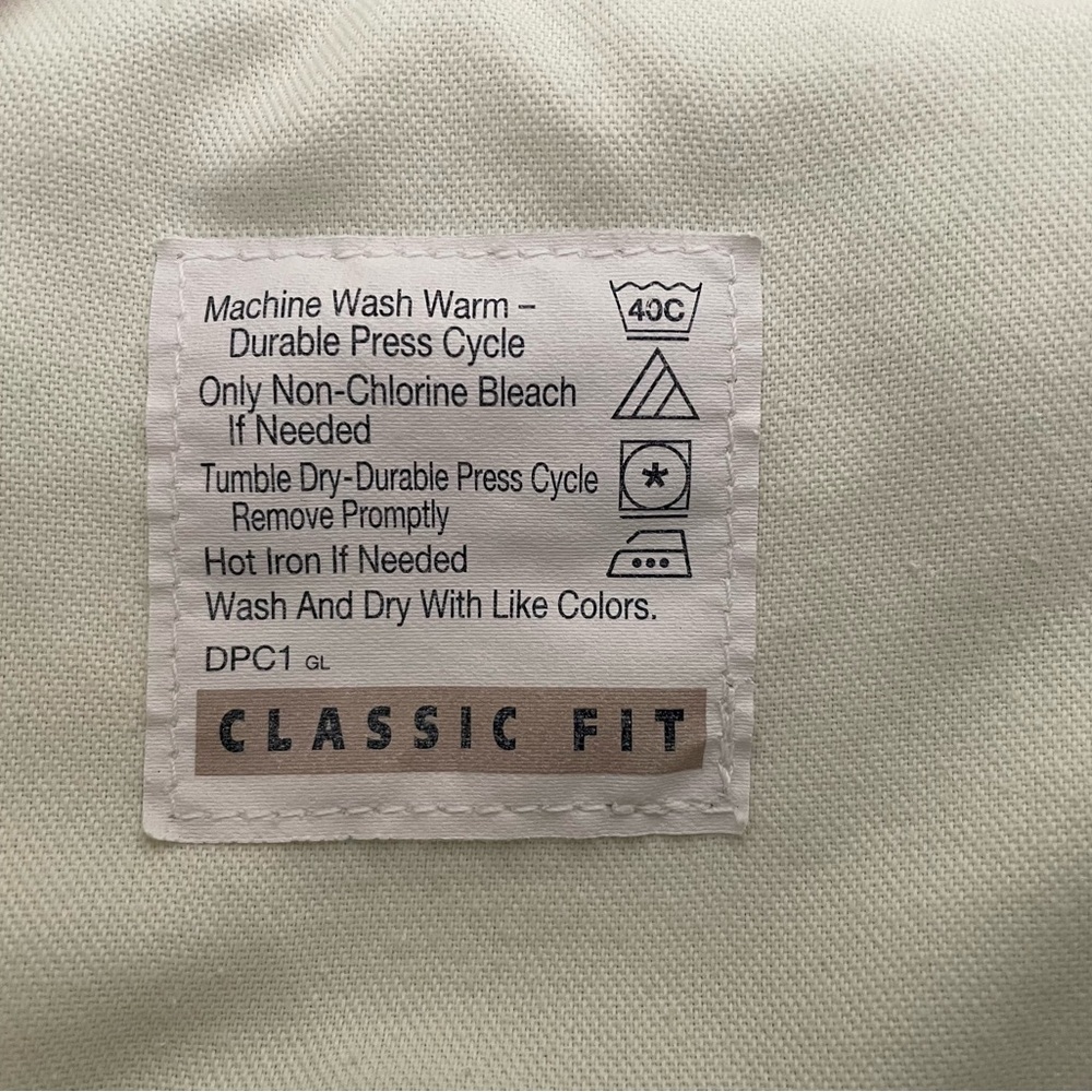 Dockers Men's Classic Fit Cream Pants - Picture 4 of 5